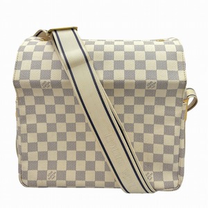 LOUIS VUITTON ルイ ヴィトン N51189 ナヴィグリオ ショルダーバック ダミエ アズール ホワイト 白 【中古】