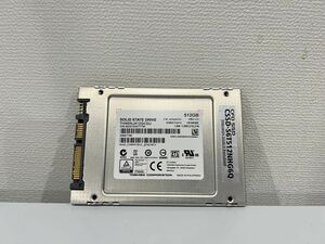 【ほぼ新品 使用0時間】⑧ CFD製 CSSD-S6T512NHG6Q 512GB SSD MLC 2.5 SATA3 TOSHIBA THNSNJ512GCSU(HG6y) シーエフディー