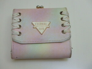 n212u　中古　ETERNAL　LUV　ピンク系　財布　がま口　レディース　女性用　