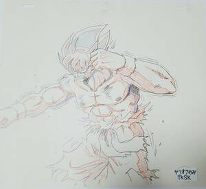 貴重　ドラゴンボールZ　初期のスーパーサイヤ人　孫悟空　原画　その10　検)　セル画　鳥山明　