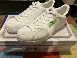 新品A BATHING APE ア ベイシング エイプ / 復刻版Skull Shoesスカルシューズbape sta/ US9.5(adidasスーパースター