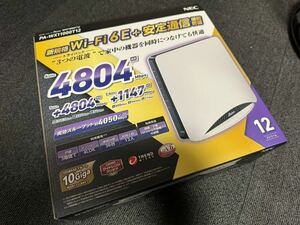 NEC｜Aterm PA-WX11000T12 Wi-Fi6E 4804Mbps 10GBASE-Tポート対応