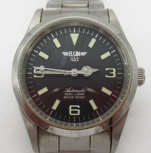 【26209】 ELGIN エルジン 自動巻き FK-521-A メンズ 稼働 中古稼働 送料無料