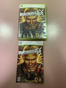 ジャンク品 Xbox360★マーセナリーズ２★used☆Mercenaries 2☆import Japan