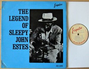 英国盤 Blues LP ■Sleepy John Estes / The Legend Of Sleepy John Estes [ UK ORIG Esquire 32-195 ]