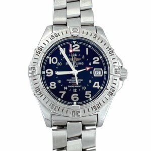 BREITLING　ブライトリング　時計　コルト　GMT　A32350　AT　自動巻き　デイト　メンズ　SS　黒文字盤