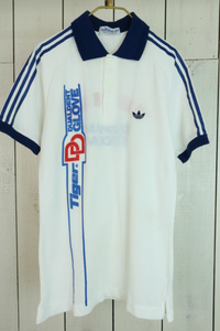 激レア！　81年　当時物【古着】☆プロ野球　オールスターゲーム　ポロシャツ　Ｌ　adidas/80’S/ヴィンテージ/ミツワタイガー/1981年