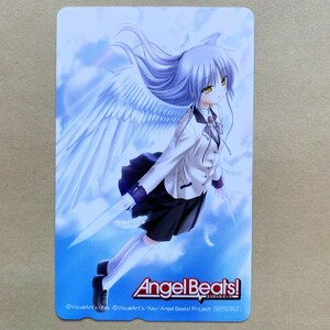 【未使用】テレカ 50度 Angel Beats! エンジェルビーツ 天使ちゃん 非売品