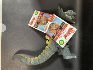 えり巻き恐竜 ジラース タグ2枚エラー品？ウルトラ怪獣シリーズ0-SP 1998 旧サイズソフビ