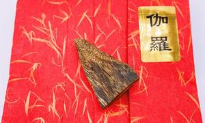 伽羅 姿物〈 重量 4.51g 〉　 奇楠 お香 香道 アロマ 聞香用 香道具 茶道具 煎茶道具 沈香香木 志野流 御家流 寺院御用達