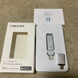 603t0305☆ Vackiit「MFi認証取得」iPhone用 usbメモリ iphone対応 Lightning メモリー iPad用 フラッシュドライブ lightningコネクタ搭載 