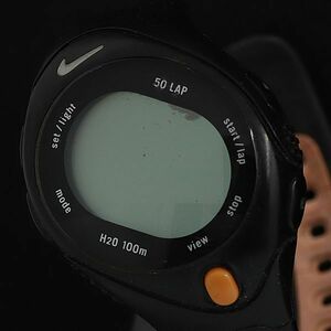 1円 ナイキ QZ WR0128 デジタル文字盤 オーバル型ケース メンズ腕時計 TCY 0474000 5APY