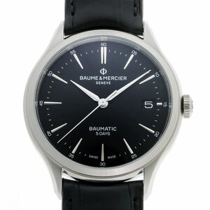 BAUME＆MERCIER ボーム＆メルシエ クリフトン ボーマティック 5デイズ オートマチック M0A10399 SS メンズ 時計 2310403