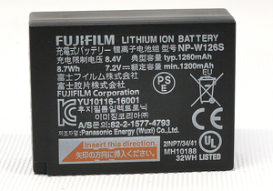 【送料無料】FUJIFILM 富士フイルム リチウムイオンバッテリー NP-W126S 中古品