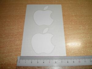 ◆一撃落札 Apple 純正ロゴシール iPad mini 1/2/3/4 Air 1/2 の付属品 2枚SET