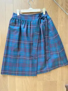 YORKLAND ヨークランド　美品　巻きスカート　９AR　ウールのスカート