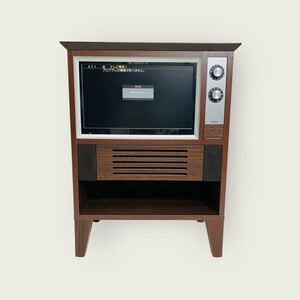 5346.エレオ ブラウン管風 液晶テレビ