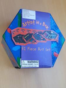 【菊水-9112】 Artist in BOX/52 Piece Art Set/絵の具/クレヨン （yu）
