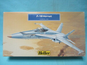 エレール/Heller 1/144 アメリカ海軍 F/A-18A ホーネット VMFA-314 ブラック ナイッツ 開封/未組立/現状品 エフトイズ Jウイング ドラゴン