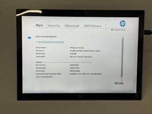 N11,蔵出しジャンク品★HP　ELITE X2　1013-G3　メモリ8GB　SSD256GB　Core i5 8250U　1.6GHz　タブレット