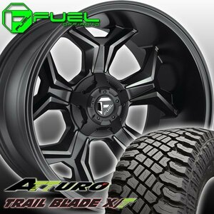 FUEL D605 Avenger タンドラ　セコイア ランクル 20インチタイヤホイールセット ATTURO TRAIL BLADE XT 275/55R20 285/55R20 305/55R20 X/T