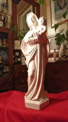 アンティーク 聖母 マリア母子像