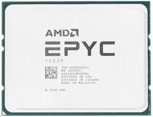 AMD EPYC 7502P 32C 2.5GHz 3.35GHz 128MB Socket SP3 1P 180W