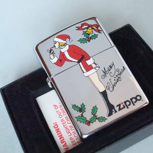 ZIPPO 1997年 クリスマスガール 鏡面 未使用 Merry Christmas WINDY