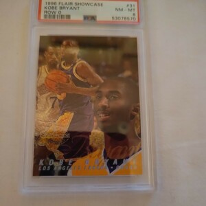 超激レア 96-97 Flair Showcase Kobe Bryant コービーブライアント SSP RC Row0 ＃31 Lakers NBA レジェンド HOF スーパースター PSA8 