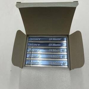 C1013 Y SONY ソニー カセットテープ UX-Master 46 UXマスター46分 5本 元箱あり 未使用保管品