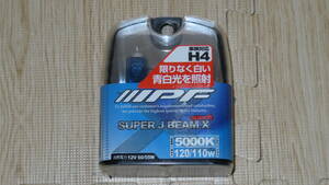 IPF バルブ SUPER J BEAM X specA H4 色濃度5000K/明るさ120/110ｗクラス