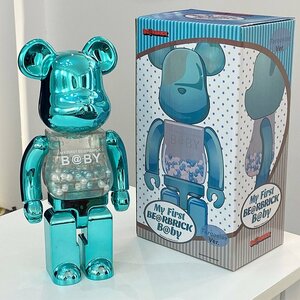 BE@RBRICK 400％ MY FIRST Turquoise Ver. ベアブリック 中古 GJ 1