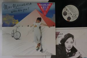 LP 松原みき Who Are You C28A0114PROMO CANYON プロモ /00260