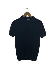 MONCLER◆POLO TRICOT/ニットポロシャツ/M/コットン/BLK/H109P9A00001 9390C