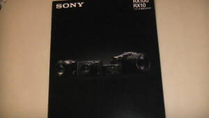 SONY　ソニー　Cyber-shot カメラ　RX100 RX10シリーズ総合カタログ　2021.3 送料無料