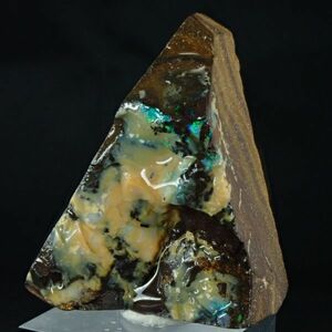 ボルダーオパール 44.3g BXG349 オーストラリア クイーンズランド州産 蛋白石 天然石 パワーストーン 鉱物 プレシャス 遊色