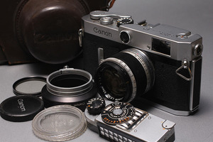 キヤノン/Canon/CANON Pボディ/CANON LENS 50mm f:1.8/露出計他/u303