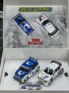 No.170-171 SCALEXTRIC 1986 Rallye Monte-Carlo Limited Edition [新品未使用 1/32スロットカー]
