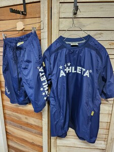 ATHLETA アスレタ 半袖ピステ ハーフパンツ 上下セットアップ ショート size M