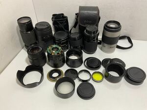 カメラレンズ パーツ　まとめ売り　SIGMA MINOLTA AF ZOOM DL MACRO SUPER など現状品　ジャンク