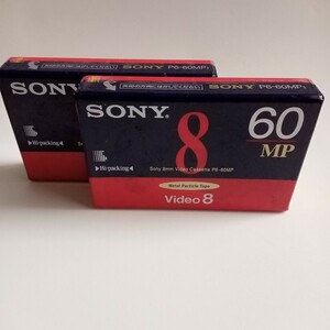 未開封品　SONY 8ミリビデオテープ MP60 2本