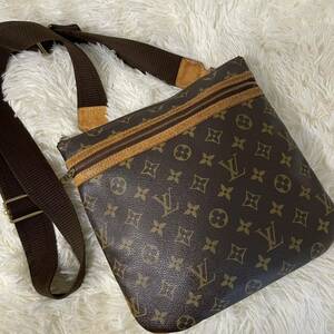 ①人気モデル LOUIS VUITTON ルイヴィトン モノグラム ポシェット ボスフォール ショルダーバッグ 斜め掛け ビンテージバッグ