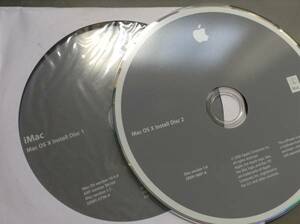 Mac OS X Install Disc 2枚組 Ver 10.4.4 @未使用品@ iMac