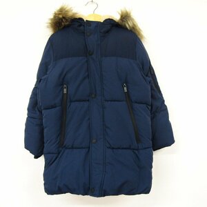 ザラ モッズコート ジャンパー 中綿入り アウター キッズ 男の子用 122cmサイズ ネイビー ZARA