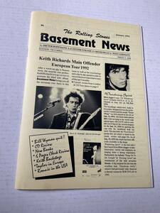 ローリングストーンズ ファンジン ベースメントニュース the Rolling Stones.Basement News.1993年1月号 #6