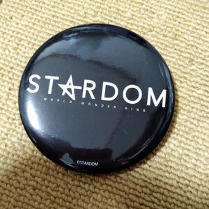 STARDOM スターダムくじ 缶バッチ STARDOM ロゴ 未使用
