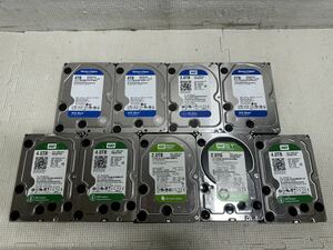 HDD Western Digital ／WD40EZRZ 4TB.3TB.2TB／WD40EZRX 4TB.2TB 3.5インチ　大量まとめ9点セット★現状品ジャンク扱い