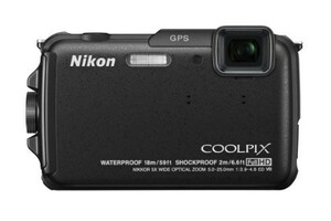 Nikon デジタルカメラ COOLPIX AW110 防水18m 耐衝撃2m カーボンブラック A