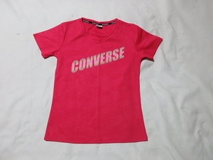 R-134★CONVERSE(コンバース)♪赤色/半袖Tシャツ(M)★