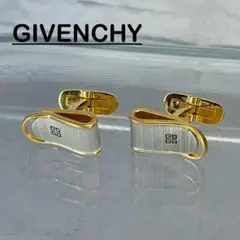 GIVENCHY カフス　シルバー　4Gロゴ　ゴールド